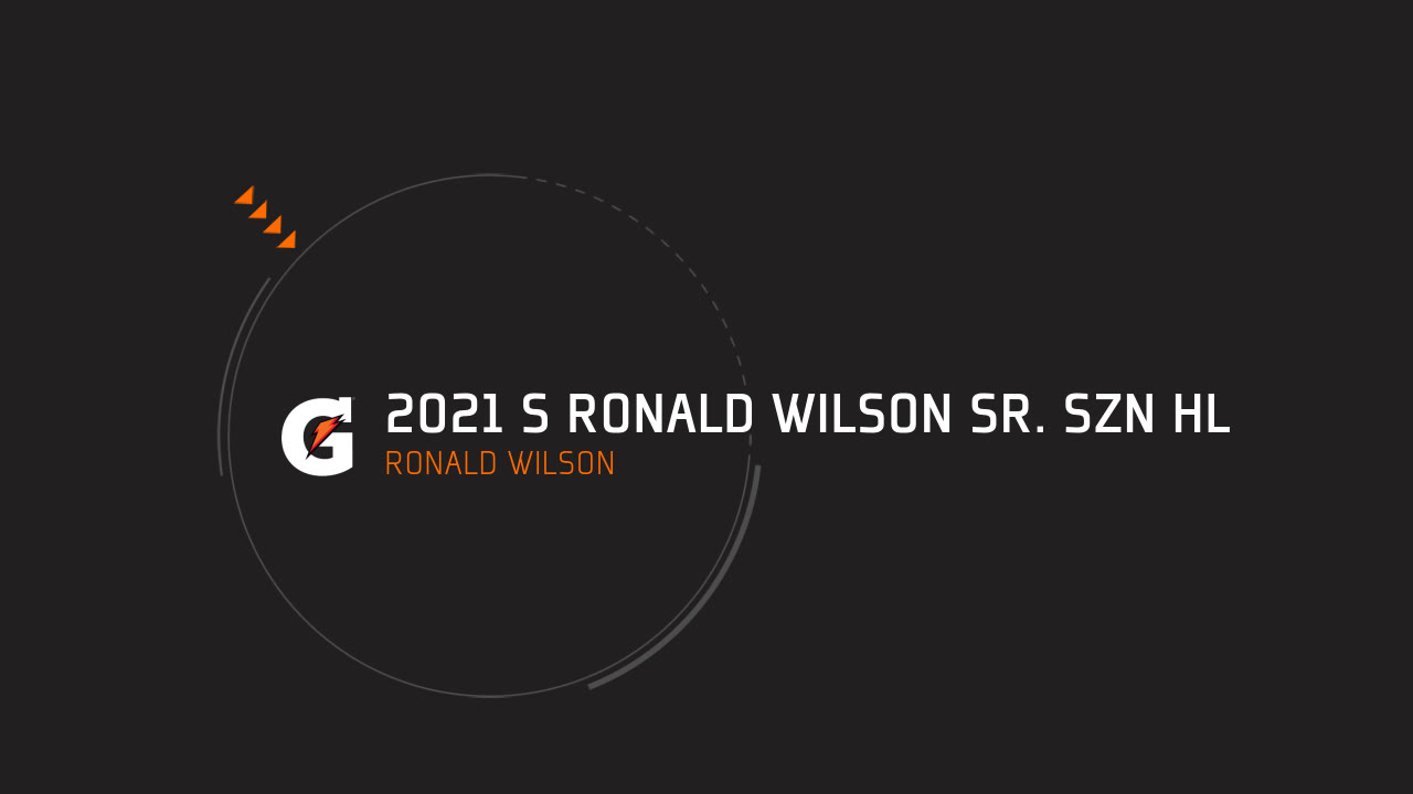 2021 S Ronald Wilson Sr. SZN HL - Ronald Wilson highlights - Hudl