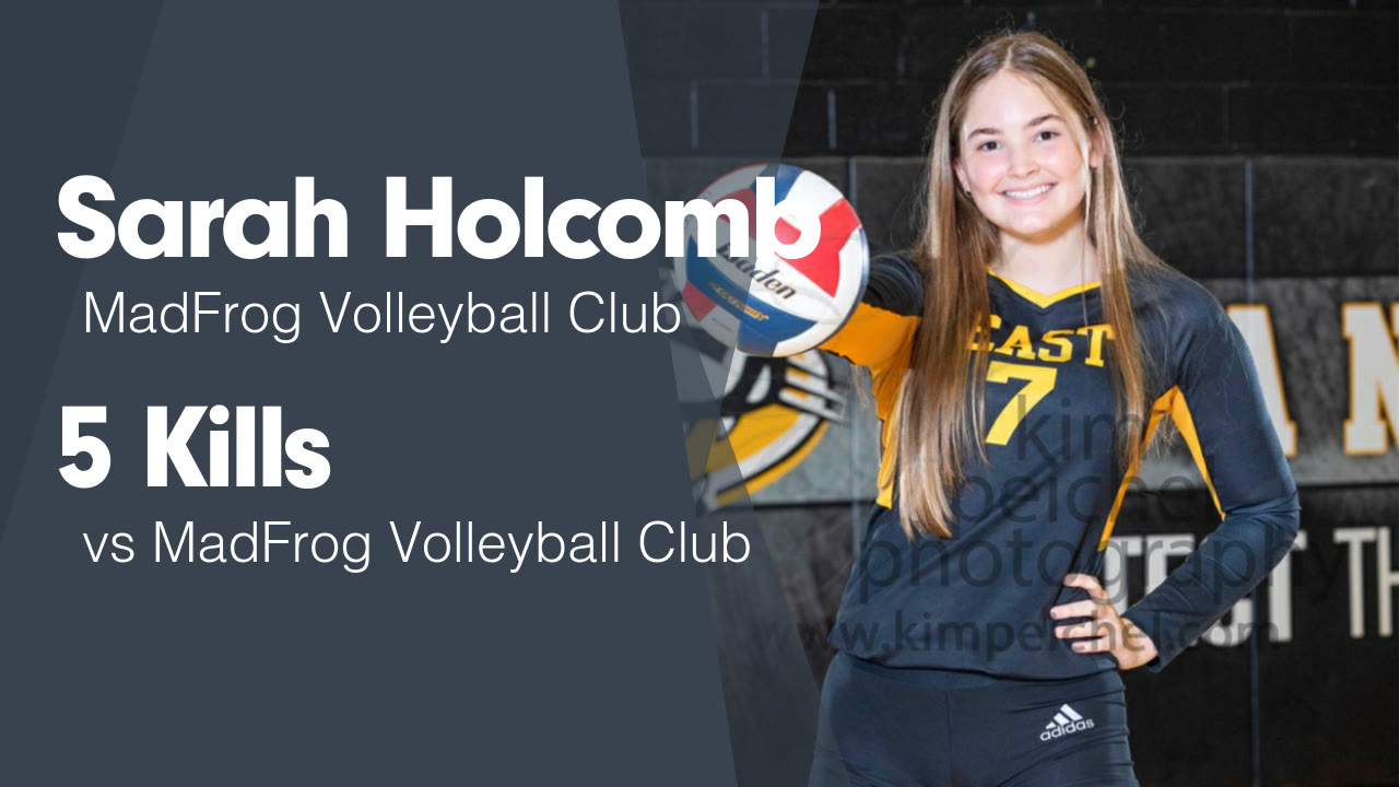 5 Kills vs MadFrog Volleyball Club Sarah highlights Hudl