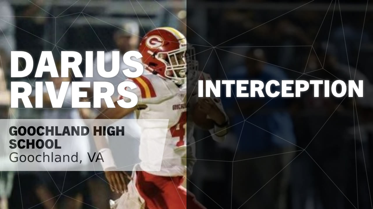 Darius Rivers Interception vs Louisa County - Darius Rivers highlights - Hudl
