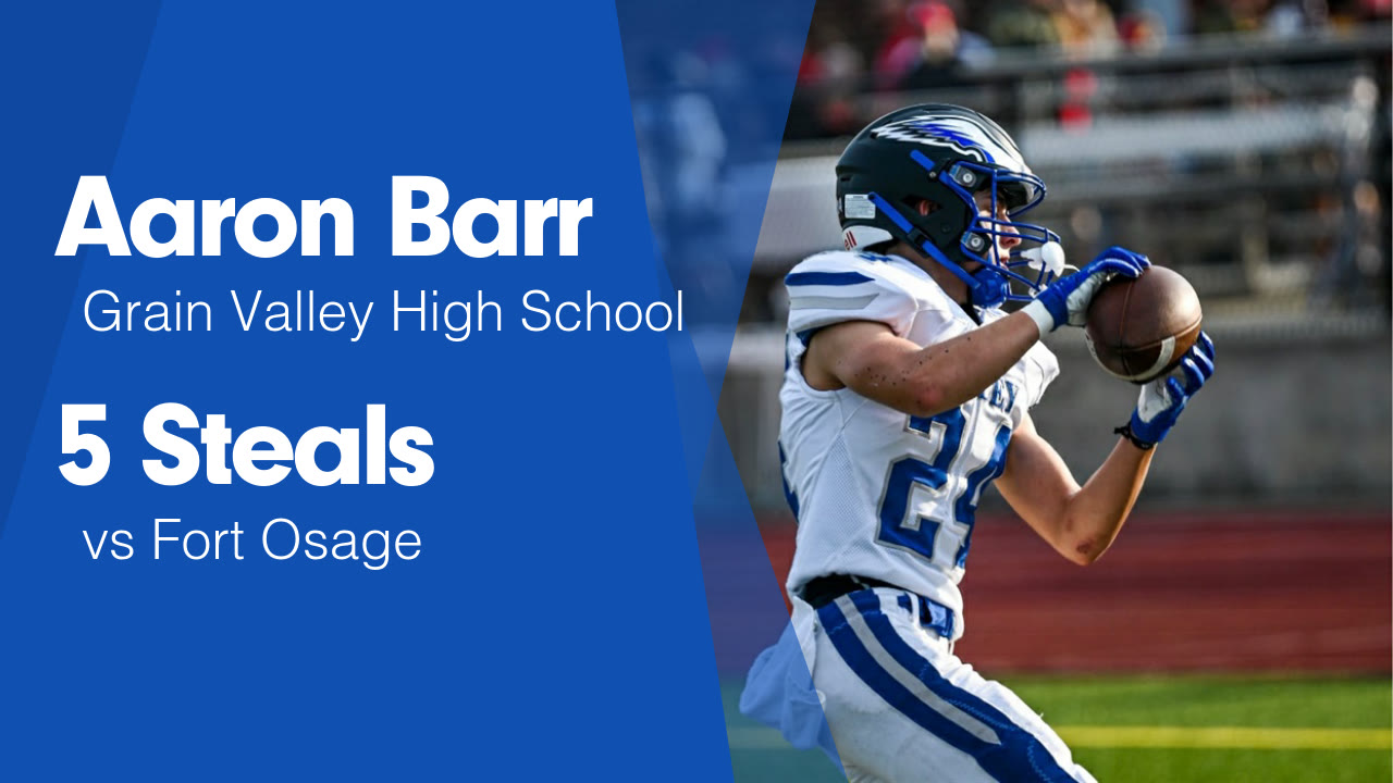 5 Steals vs Fort Osage - Aaron Barr highlights - Hudl