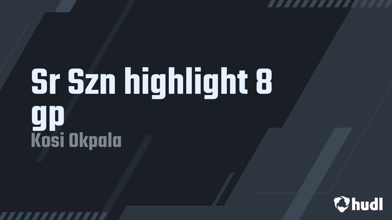  Kosi Okpala - Mayde Creek - 2025 Senior Season Highlights