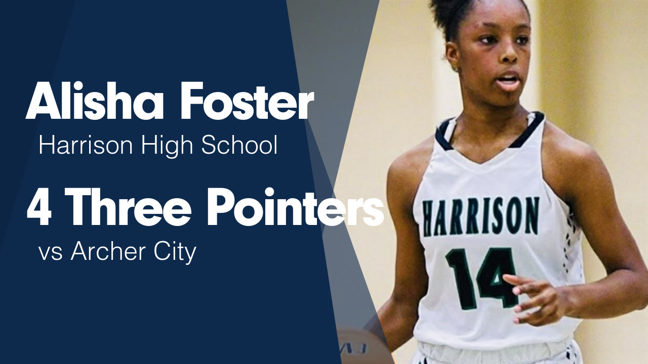 4 Three Pointers vs Archer City Alisha Foster highlights Hudl