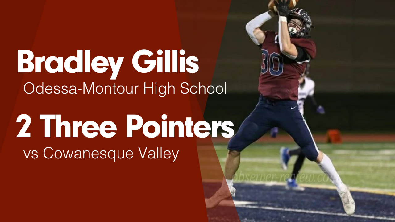 2 Three Pointers vs Cowanesque Valley Bradley Gillis highlights Hudl