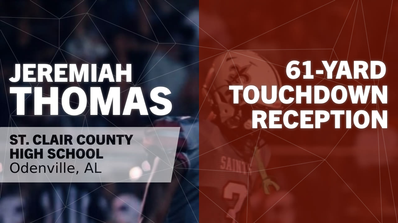 61-yard Touchdown Reception vs Alexandria - Jeremiah Thomas highlights ...