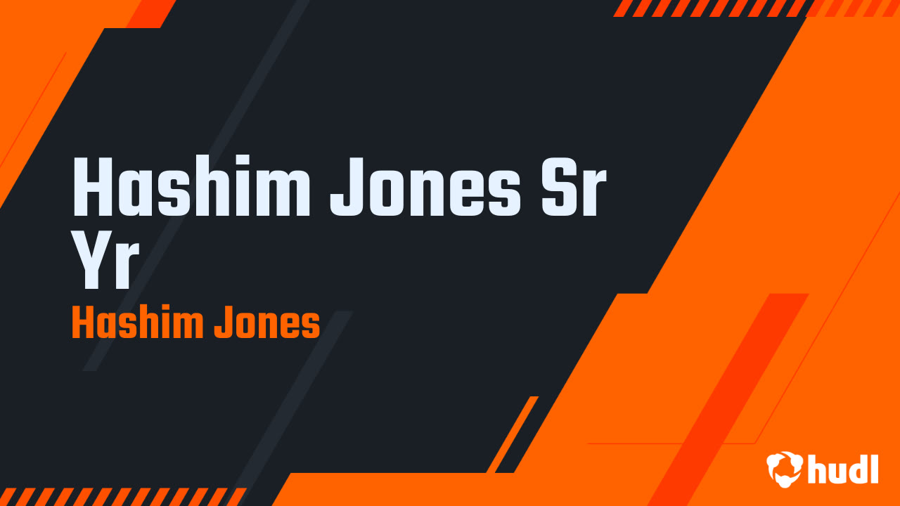 Hashim Jones Sr Yr - Hashim Jones highlights - Hudl