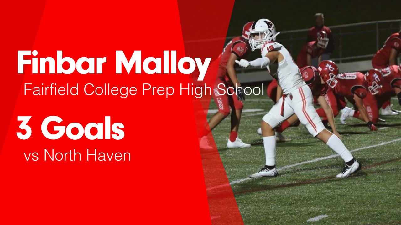 3 Goals vs North Haven - Finbar Malloy highlights - Hudl