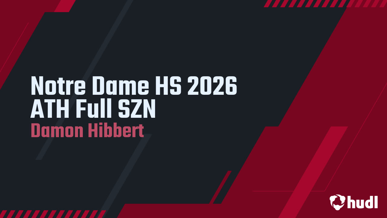 '27 Damon Hibbert DB/ATH Highlights 2023