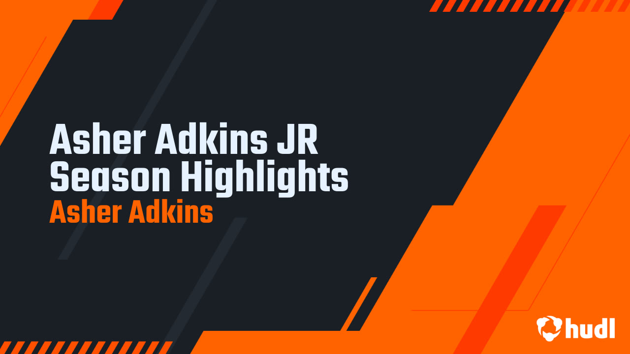 Asher Adkins JR Season Highlights Asher Adkins highlights Hudl