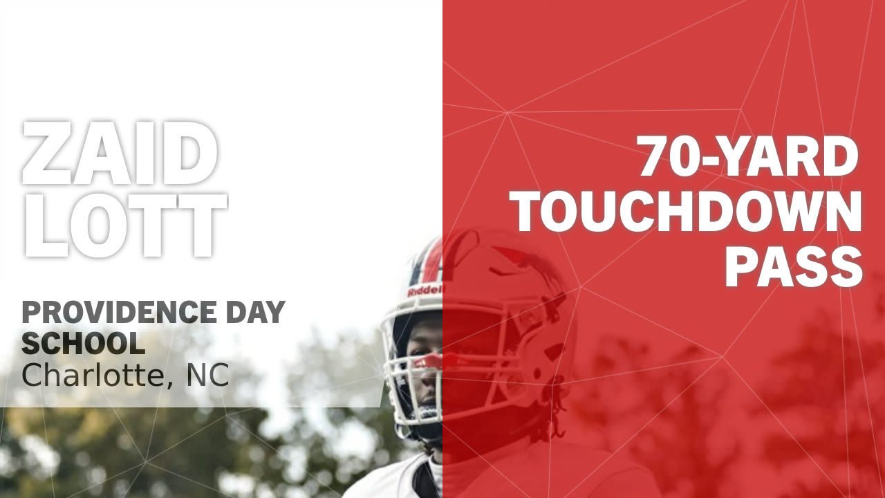 Zaid Lott - Providence Day - 2025 Senior Season Highlights