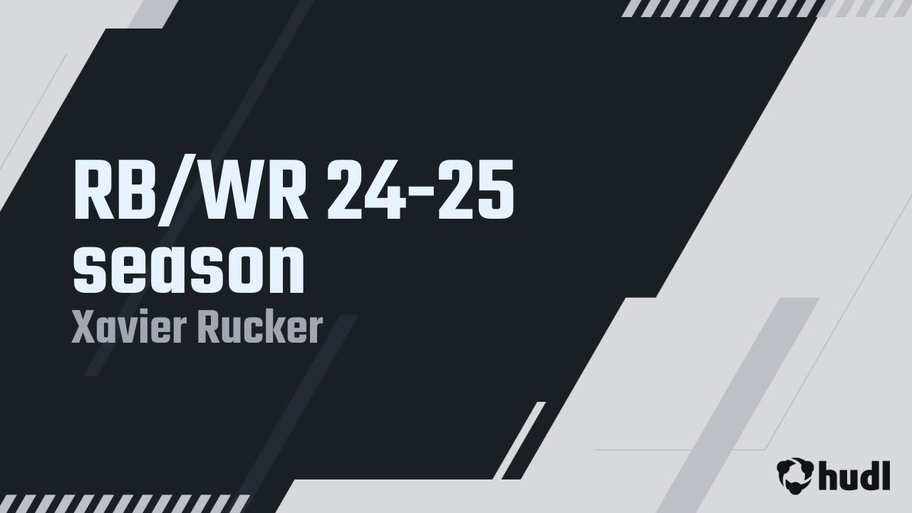 Xavier Rucker - Allatoona - 2024 Junior Season Highlights