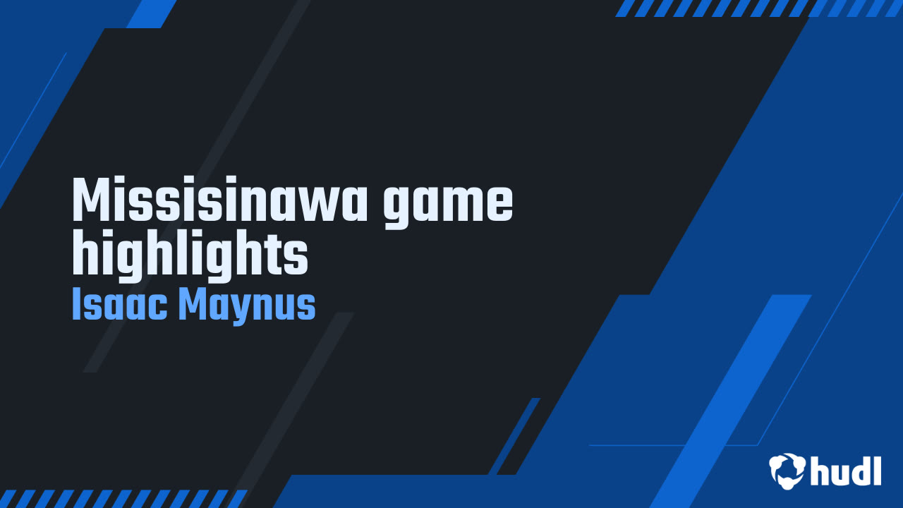 Missisinawa game highlights - Isaac Maynus highlights - Hudl