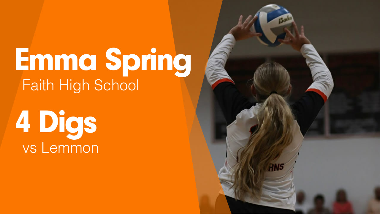 4 Digs vs Lemmon - Emma Spring highlights - Hudl