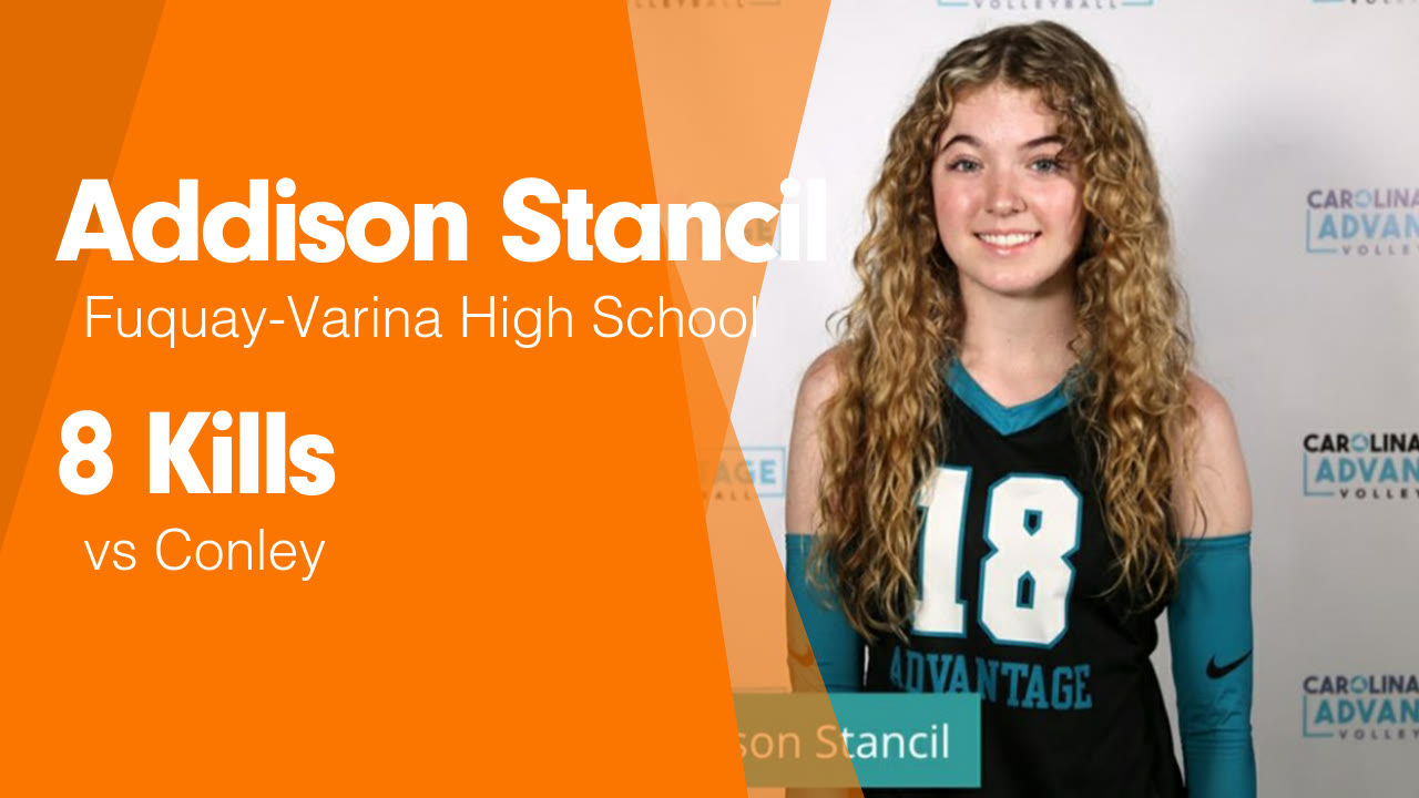 8 Kills vs Conley - Addison Stancil highlights - Hudl