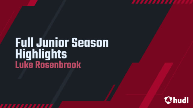 Luke Rosenbrook Football Luke Rosenbrook - Hudl