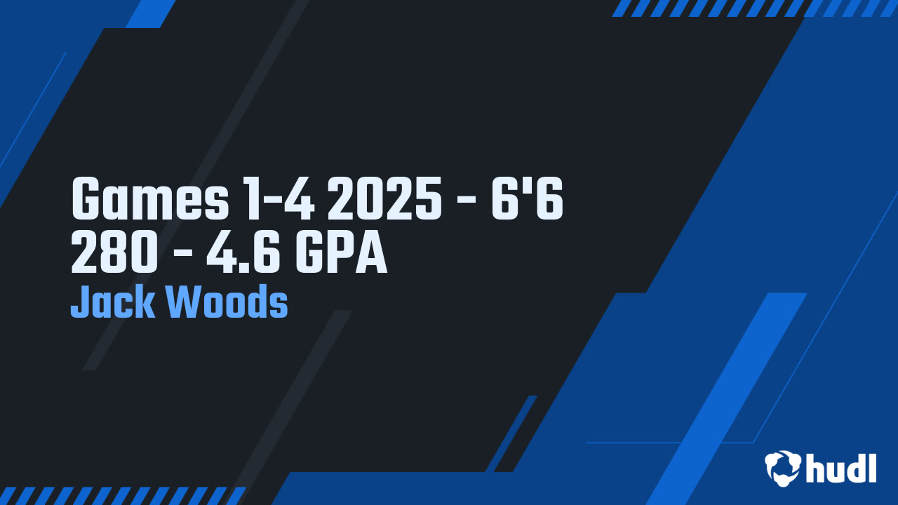 Fenwick 2027 OY Jack Woods 2025 season Week 1-5