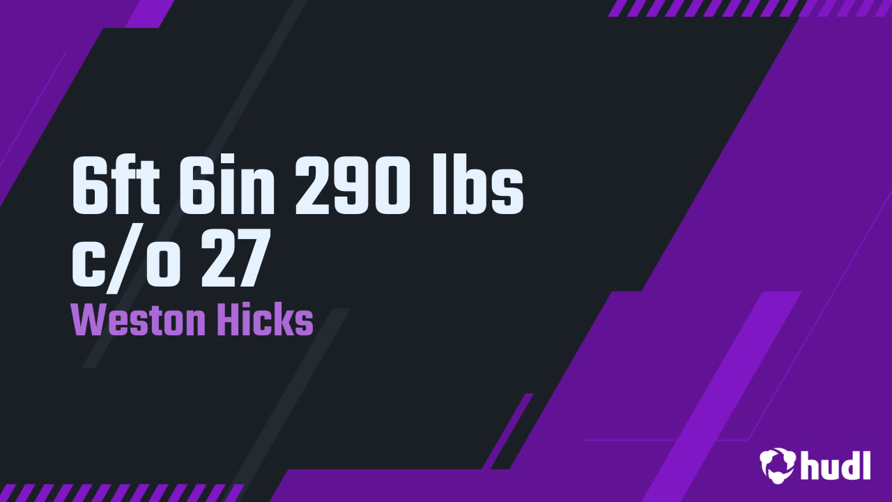 Weston Hicks - 2024 Sophomore Season Highlights
