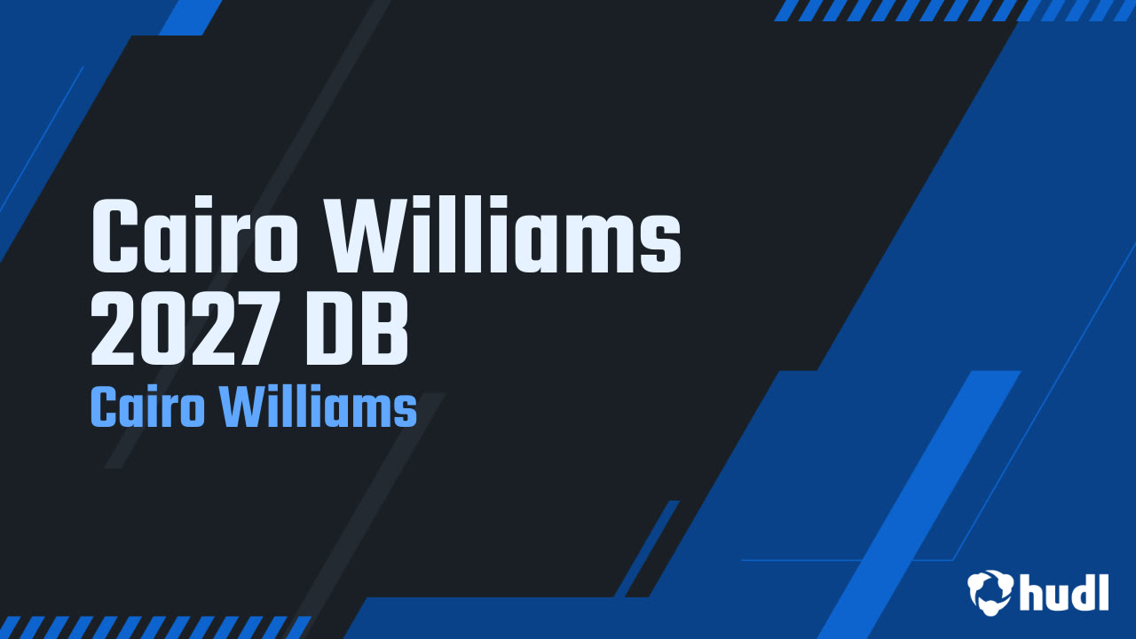 Cairo Williams - Millbrook - 2025  Junior Season Highlights 