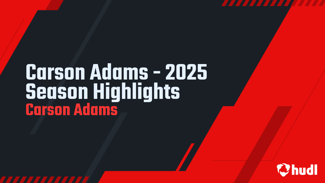 Carson Adams - Heath - 2025 Junior Season Highlights