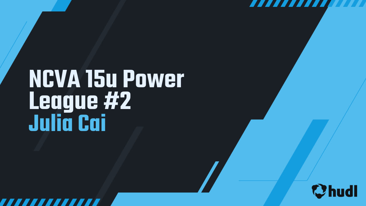 NCVA 15u Power League #2 - Julia Cai highlights - Hudl