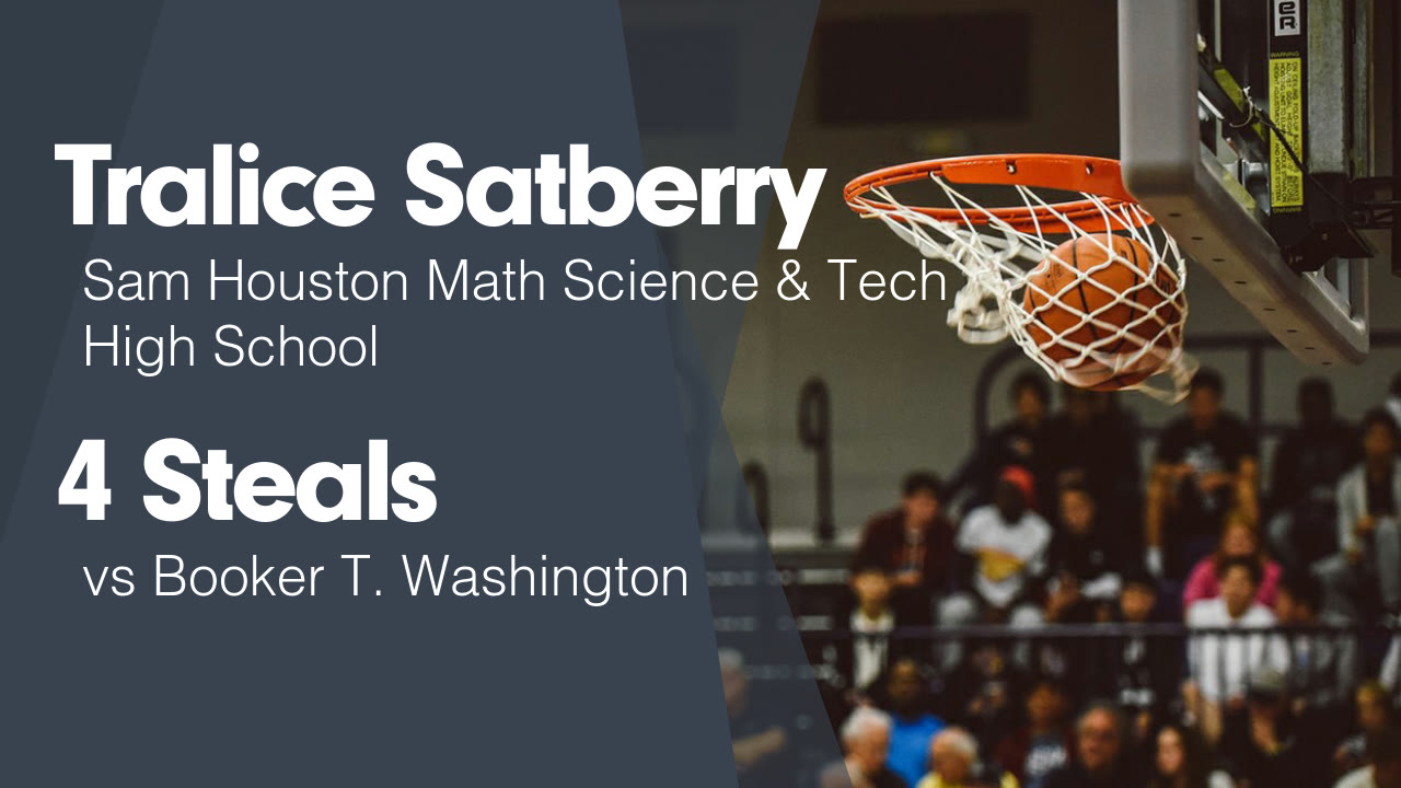 4 Steals vs Booker T. Washington - Tralice Satberry highlights - Hudl