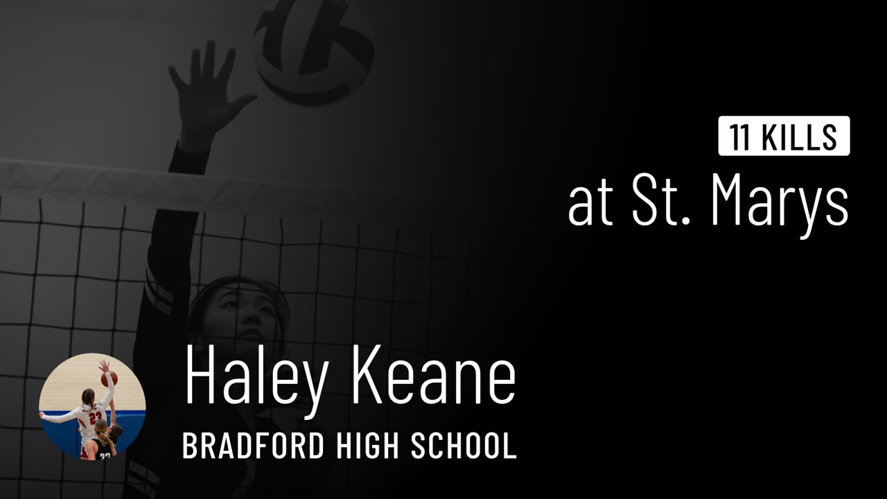 11 Kills vs St. Marys - Haley Keane highlights - Hudl