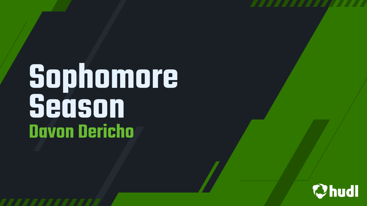 Davon Dericho - Sophomore Season