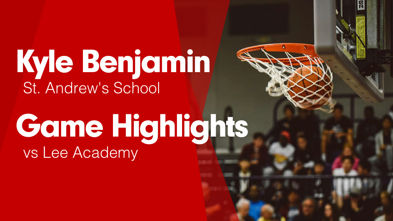 Game Highlights vs Lee Academy - Kyle Benjamin highlights - Hudl