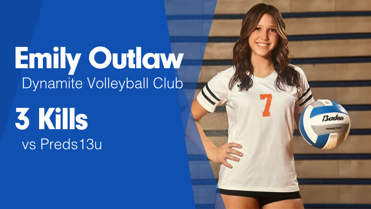 3 Kills vs Preds13u - Emily Outlaw highlights - Hudl