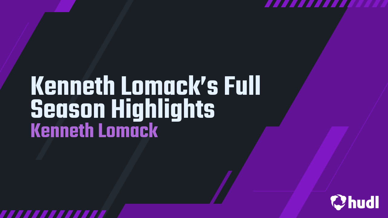 Kenneth Lomack’s Full Season Highlights - Kenneth Lomack highlights - Hudl