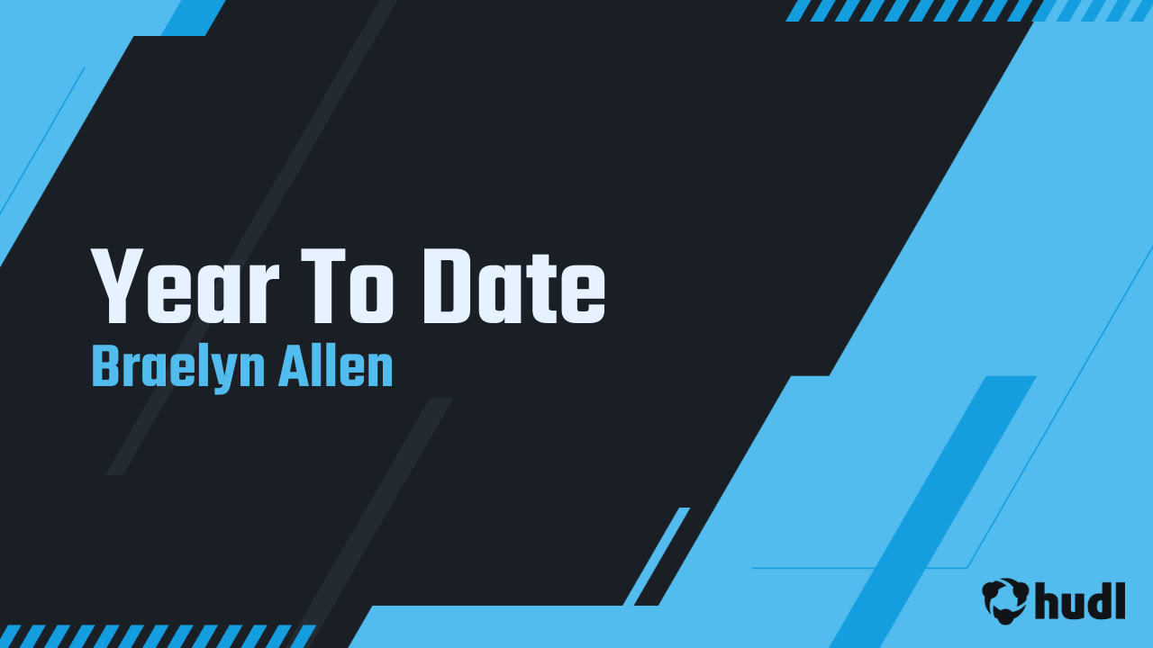 Braelyn Allen - San Antonio Johnson - 2025 YTD