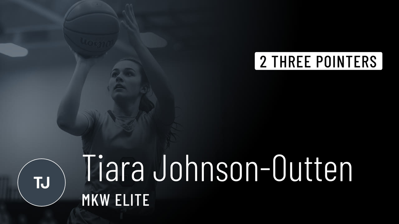 2 Three Pointers vs Carolina All-Stars 13U - Tiara Johnson-Outten ...