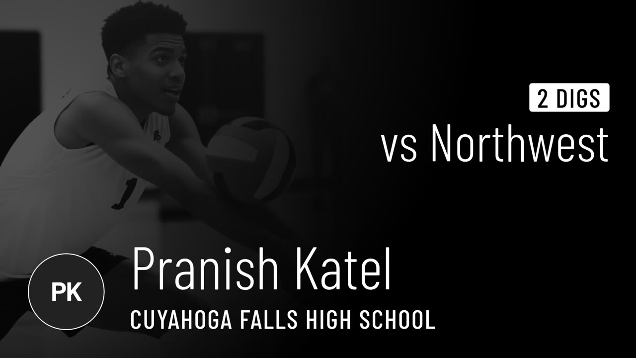 2 Digs vs Northwest - Pranish Katel highlights - Hudl