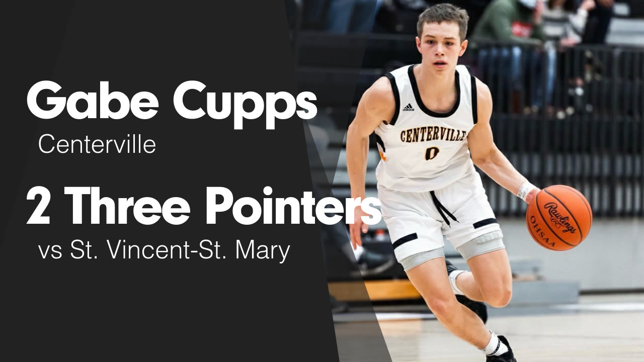 2 Three Pointers vs St. VincentSt. Mary Gabe Cupps highlights Hudl