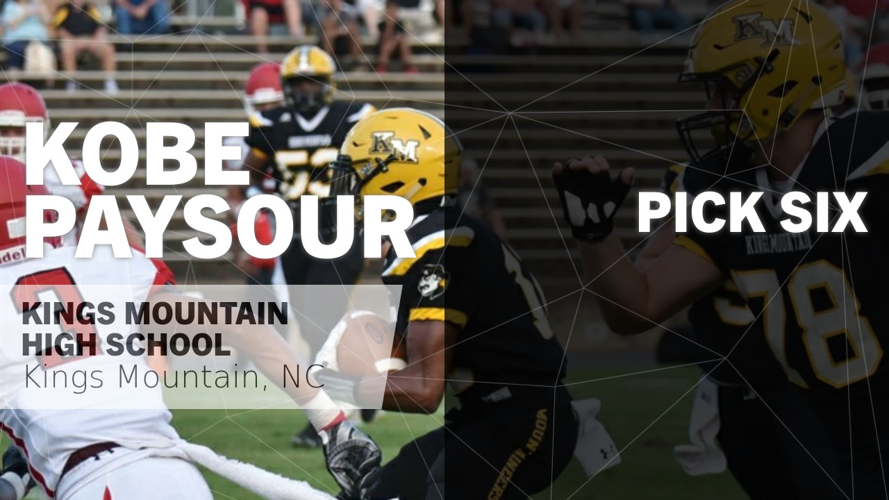 Kobe Paysour S Kings Mountain Nc Video Pick Six Vs